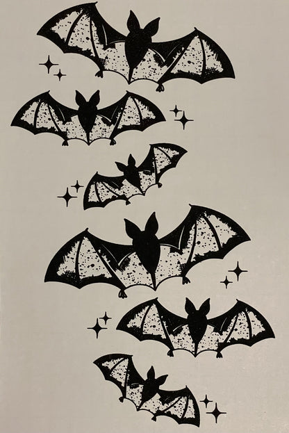 Batty_Puffy Black Print