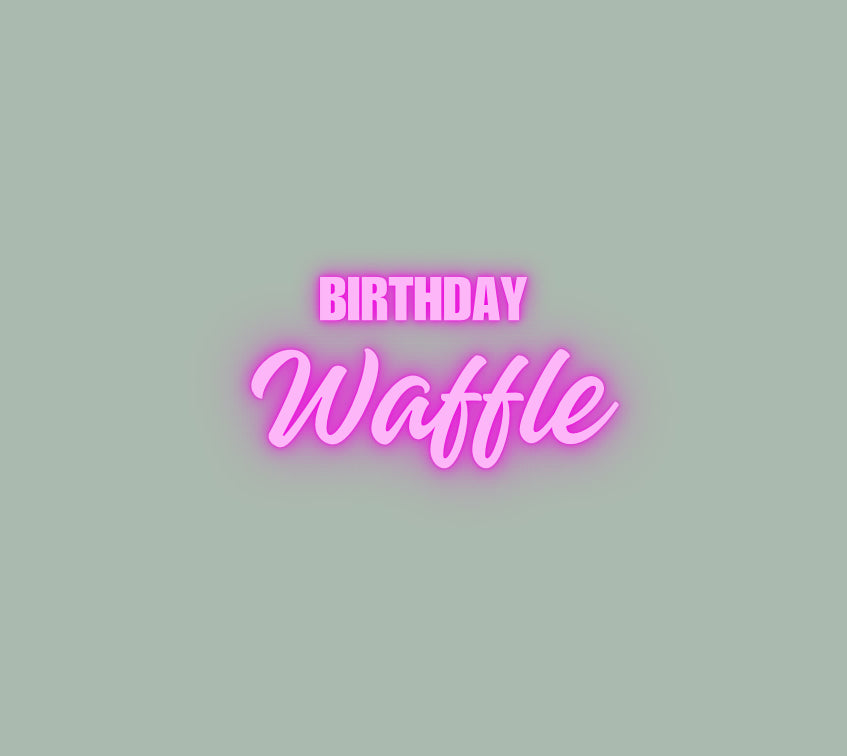 Birthday Waffle