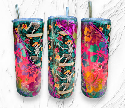 Tropical Skelly- 24 oz. Straight Plump