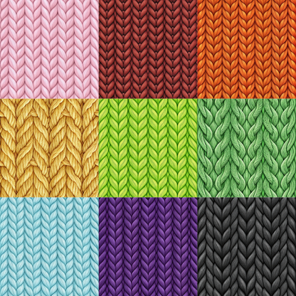Printed Vinyl - Rainbow Knit