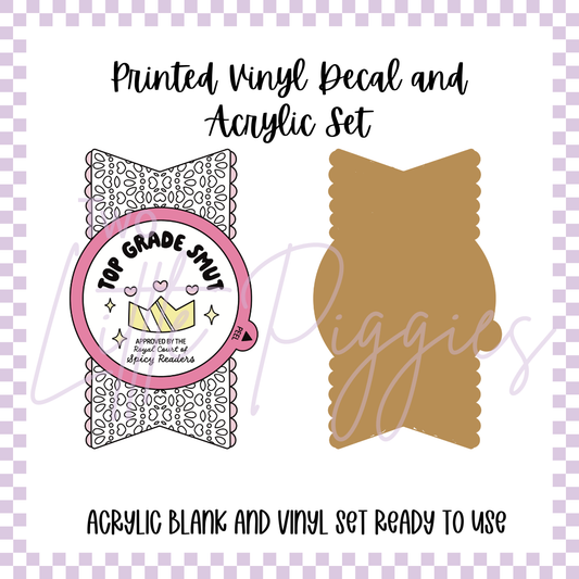 Printed Vinyl and Acrylic Set - Produce - Top Grade Smut