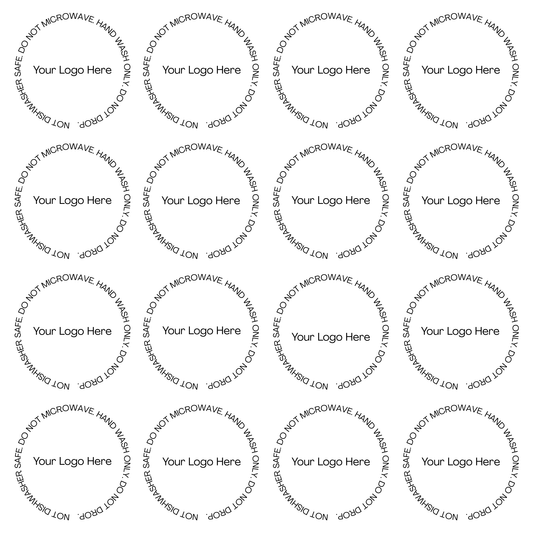 Tumbler Care Decals