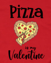 Pizza is my Valentine_Color